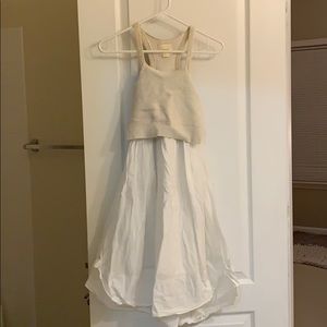 anthropologie knit contrasting dress